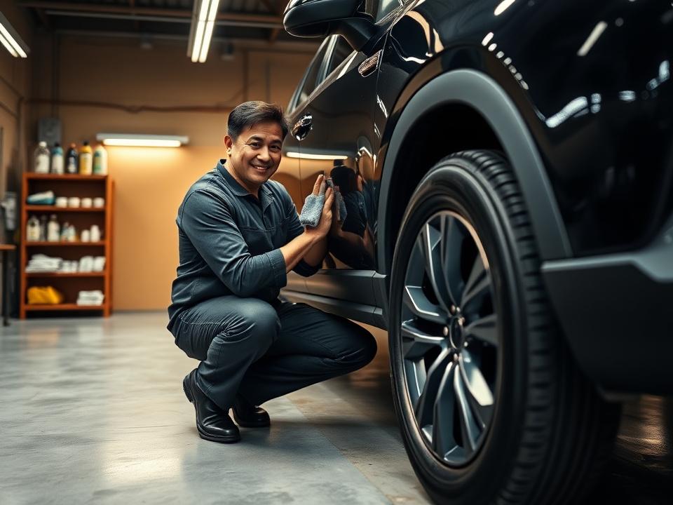 Neurabit founder finishing a wheel detail in the workshop